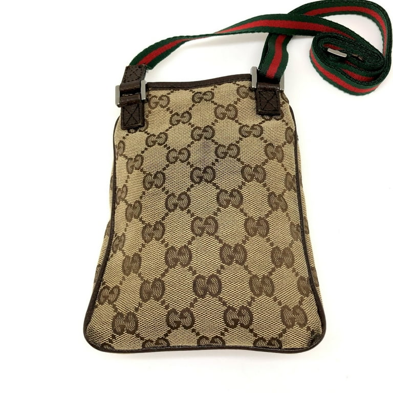 Gucci purse with green and red strap discount
