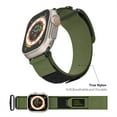 thumbnail image 5 of Dwitch Watch Band for Apple Watch Ultra 2/1 Series 9/8/7/6/5/4/3/2/1 Flexible Nylon Strap Adjustable Velcro iWatch Bands for Men and Women 49mm 45mm 44mm 42mm,Armygreen, 5 of 6
