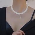 thumbnail image 4 of HSHDLDF Collier Coquillage Puka pour Femmes Hommes Collier Surfeur Coquillage Cordon Collier Collier Ras du Cou Perles Colorées Collier Ajustable Été Boho Hawaii Boucle Perle Collier Bijoux Coquillage Naturel, 4 of 6
