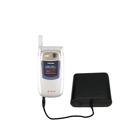 Portable Emergency AA Battery Charger Extender suitable for the Toshiba VM 4050 - with Gomadic Brand TipExchange Technology