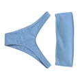 thumbnail image 1 of Wosthever Traje de baño de mujer Traje de baño Ropa de playa Traje de baño de vacaciones Azul claro Type2 NO2, 1 of 6