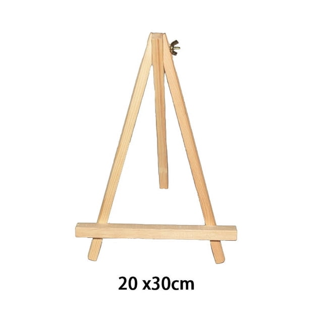 Caballete pequeño de madera maciza plegable para escritorio, estante de exhibición de escritorio de madera para niños, caballete pequeño para bocetos al óleo
