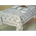 thumbnail image 3 of Veneza, 40 inch Square Lace Tablecloth, Floral Pattern. Perfect for Small Coffee Tables or Dressers. Square Table Topper, 3 of 3