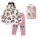 thumbnail image 2 of Disney-Sudadera con capucha de Minnie Mouse para niños y niñas, conjunto de 2 piezas, Jersey largo con capucha, ropa informal, otoño, 2 of 5