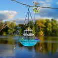 thumbnail image 5 of RICHMJ Solar-Powered Bird Bath ，3-layer structural Outdoor Garden Fountain with Floating & Hanging Design, For Hummingbirds & Wild Birds，Gift for Birds lovers(A), 5 of 8