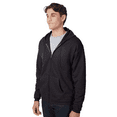thumbnail image 3 of Hanes Men's EcoSmart Full-Zip Fleece Hoodie -WD18 ComfortSoft Hooded Sweatshirt (Black, M), 3 of 6