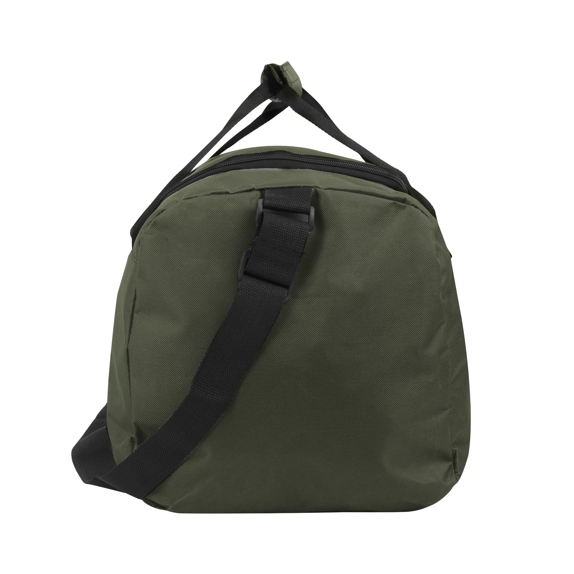 24 Pack of Bulk Wholesale 20 Inch 40 Liter Weekender Overnight Duffel Shoulder Bags for Sports, Travel and Commute in Hunter Green