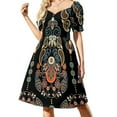 thumbnail image 3 of Exquisite Seamless Paisley Pattern Dress dresses korean style dresses for woman, 3 of 7