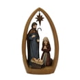 thumbnail image 1 of Figura de la Natividad de resina, adorno de la Sagrada Familia, estatua de María, José y el Niño Jesús, centro de mesa navideño religioso, regalo para cristianos, 1 of 8