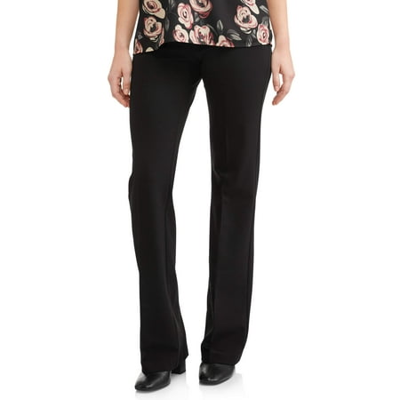 Cotton Spandex Knit Pants - Women's Pull On Knit Compression Pants