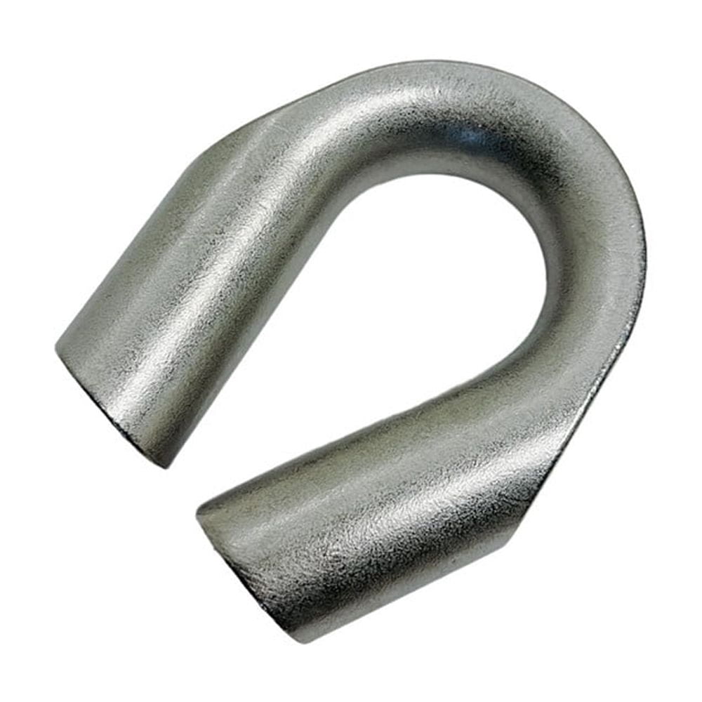 1" Marine Wire Rope Thimble Captive Tube Thimble Stainless Steel T316