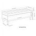 thumbnail image 4 of Simpli Home Monroe 48" W Rectangle Storage Ottoman in Fawn Brown Linen Look Fabric, 4 of 7