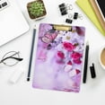 thumbnail image 6 of FMSHPON Roses Butterfly Floral Clipboard Hardboard Wood Nursing Clip Board and Pull for Standard A4 Letter 13x9 inches, 6 of 7