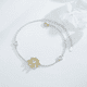 thumbnail image 3 of Pulseras De Girasol Plata 925 Joyeria Regalo Para Mujeres Xtellar Plateado, 3 of 4