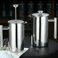 thumbnail image 7 of ACDANC Large French Press Coffee Maker - Double Wall 304 Stainless Steel - 4 Level Filtration System, 7 of 7