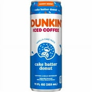 Dunkin' Cake Batter Donut Iced Coffee - 11 fl oz