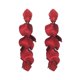 thumbnail image 2 of Creative Earrings 1 Pair Eco-Friendly Acrylic Petal Earrings For Ladies Dating Red Elegant 1Pair, 2 of 4