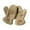 Khaki, variant on Beige Soft Plush Winter Gloves For Cold Weather Protection Warm And Windproof 8.46X6.1 Inches