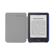 Kobo Clara BW eReader with Case Bundle (Cobalt Blue Basic SleepCover, Case + AC Bundle)