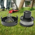 thumbnail image 3 of Carretes de repuesto de hilo para desbrozadora de 20 pies con tapa y resorte para Black Decker, 3 of 9