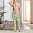 thumbnail image 2 of Gukieu Cute Animal Sloth On A Branch Print Men's Home Trousers, Elastic Drawstring Home Pajamas Clothing Suitable for Adult Men-3X-Large, 2 of 6
