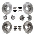 thumbnail image 1 of Transit Auto Front Rear Hub Bearing Assembly Disc Brake Rotor and Ceramic Pad Kit (10Pc) for Car 2017-2018 Buick Envision FWD with 288mm Diameter Left Right Driver Passenger Side KBB-125112, 1 of 2