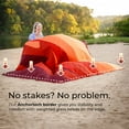 thumbnail image 6 of CORE Staydown Anchortech Outdoor Travel Weighted Ground Blanket, 7.5lbs, Evergreen Vista, 6 of 8