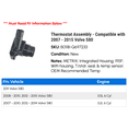 thumbnail image 2 of Thermostat Assembly - Compatible with 2007 - 2015 Volvo S80 2008 2009 2010 2011 2012 2013 2014, 2 of 2