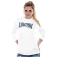 thumbnail image 3 of Athletic Varsity London England Plus Size Long Sleeve Graphic Tee Shirt Brisco Brands 3X, 3 of 5