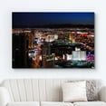 thumbnail image 2 of wall26 Canvas Print Wall Art Las Vega Strip Night Hotel Skyline Architecture &amp; Maps Cityscape Photography Realism Global Scenic Colorful Multicolor for Living Room, Bedroom, Office - 16"x24&, 2 of 5