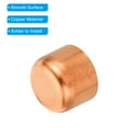 thumbnail image 4 of Unique Bargains 7/8 Inch ID Copper Pipe Fitting End Cap Sweat Plug Solder Connection Plumbing HVAC Air Conditioner 3 Pack, 4 of 6