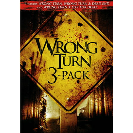 Wrong Turn 3-Pack (DVD) (Wrong Turn Best Scene)