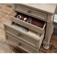 thumbnail image 3 of Traditional Accent 5pc Bedroom Furniture Set Queen Bed w Drawers Dresser Mirror Chest Nightstand Hidden Drawers Storage, 3 of 7