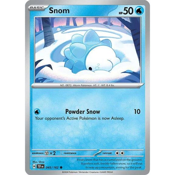 Pokemon Scarlet & Violet Temporal Forces Common Snom #45