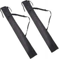 2 pc PU Leather Sword Bag Sword Carry Bag with Strap Samurai Sword Katana Bokken Carrying Case Black 1180x130~138x1mm