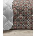 thumbnail image 3 of Galaxy Down Alternative Comforter, Hand Sketched Cosmic Outer Space Solar System Planets on Plain Backdrop, Microfiber Quilt for All Season, 5 Sizes, White and Pale Taupe, by Ambesonne, 3 of 3
