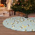 thumbnail image 2 of Cauagu 36" Christmas Tree Skirt Bees Pattern Christmas Tree Decorations Tree Mat for Xmas Decorations Occasion Holiday Home Decor -36", 2 of 7