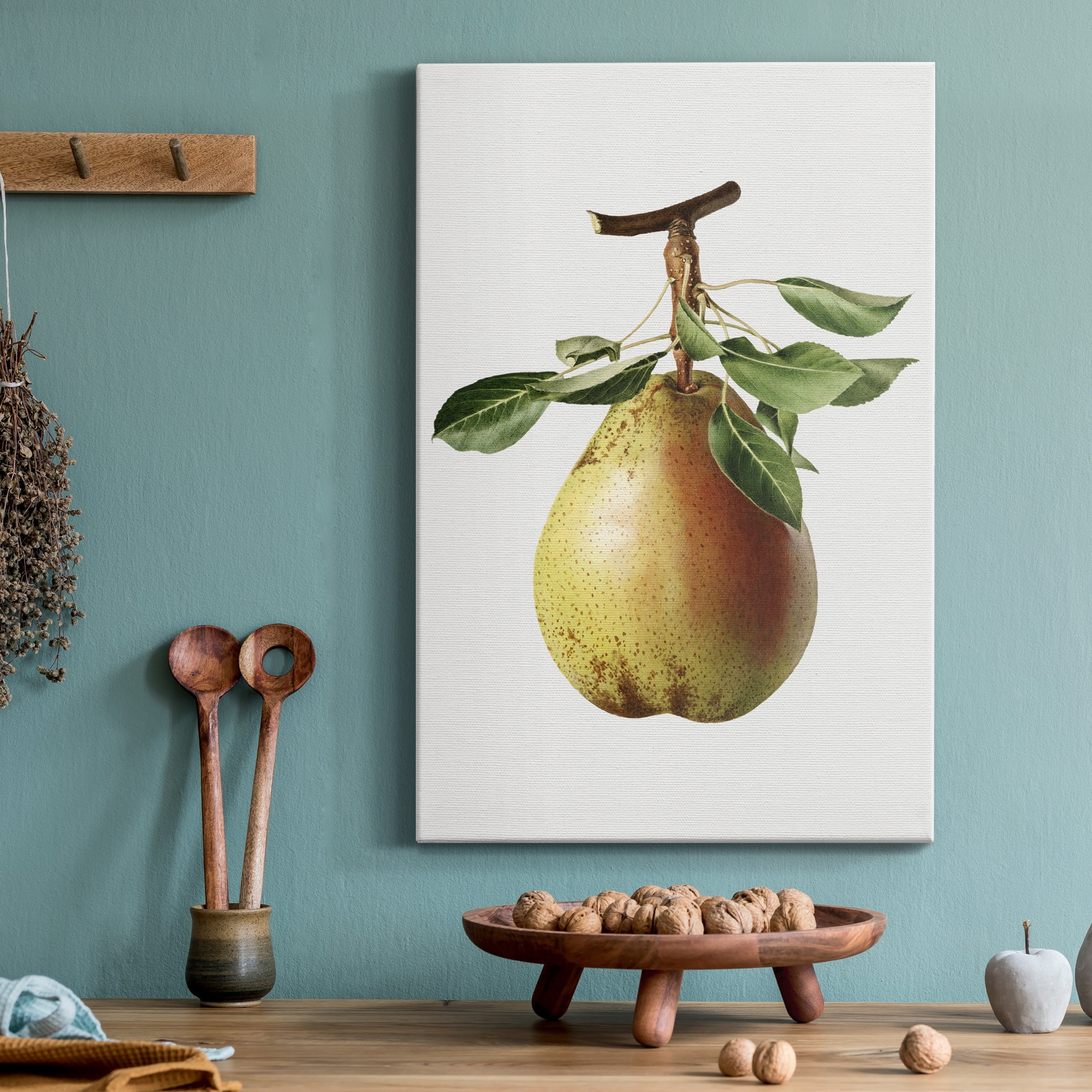 Vintage Pear Illustration II Premium Gallery Wrapped Canvas - Ready to Hang - 40 x 60