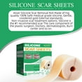 thumbnail image 3 of ALIVER Medical Grade Silicone Scar Sheets, 1.6" X 60" Reusable Silicone Tape Roll for Acne, Keloid, Burn, C-Section, Surgical Scar Treatment, Painless Removal, 6 Month Supply, 3 of 9