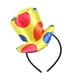 thumbnail image 1 of Diadema de payaso, sombrero de copa, diadema, disfraz de carnaval, accesorios divertidos para actuaciones, tejido de punto de felpa con súper textura, 1 of 5