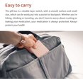thumbnail image 4 of Portable Metal Travel Medicine Box/Storage Box (8 Compartments, Rose Gold), 4 of 7