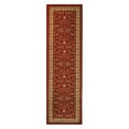 thumbnail image 3 of Infinity Home 549307 Barclay Sarouk 7 ft. 10 in. x 9 ft. 10 in. Rectangular Area Rug in Red, 3 of 3