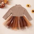 thumbnail image 6 of Likimi Kids Toddler Girls Hallowmas Dress Crew Neck Long Sleeve Cartoon Print For Party Comfort Dresses Size 6-9 Months, 6 of 7