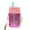 A, variant on Huayishang Water Bottle Plastic Water Cup, Straw, Water Bottle (The Pattern on The Cup is Hand-Made) A, Kitchen Essentials Clearance Sale