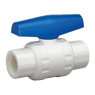 Homewerks Worldwide VBVP40E6B 1-1/4 in. PVC Sch. 40 Slip-Joint x Slip-Joint Ball Valve