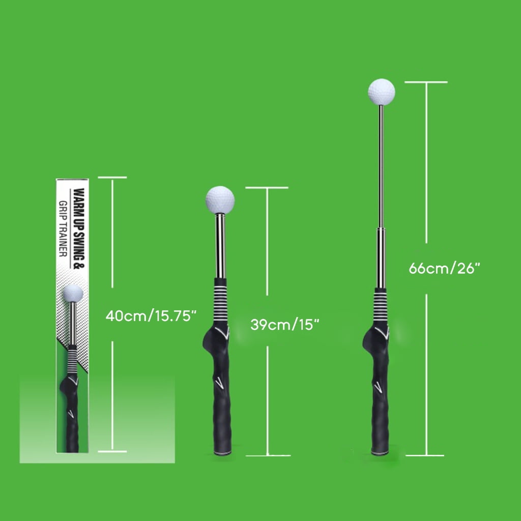 Yokua Telescopic Golf Swing Trainer Posture Corrector for Grip Strength Practice