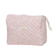 thumbnail image 1 of Cute Zipper High Quality Large Capacity Handbag Quilting Clutches Cosmetic Organizer Makeup Bag Storage bag PINK, 1 of 8