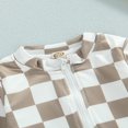 thumbnail image 4 of QJUHUNG Kid Baby Girls One Piece Swimsuit Long Sleeve Zipper Swimwear Ruffle Rashguard Bathing Suits Beachwear, 4 of 7