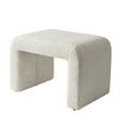 thumbnail image 5 of Better Homes & Gardens Juliet Waterfall Boucle Ottoman, Ivory, 5 of 10