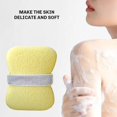 thumbnail image 5 of Bar Soap Scrubber Pouch,Shower Sponge with Soap Pocket and Hand Strap,Exfoliating Bath Sponge,Soap Saver Exfoliator Shower Pad,Dead Skin Remover for Men Women,4.72x3.34 inch(Yellow), 5 of 8